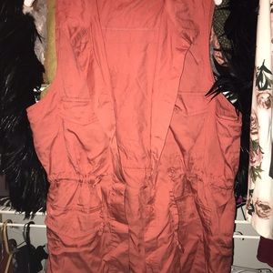 Coral Anorak Style Vest